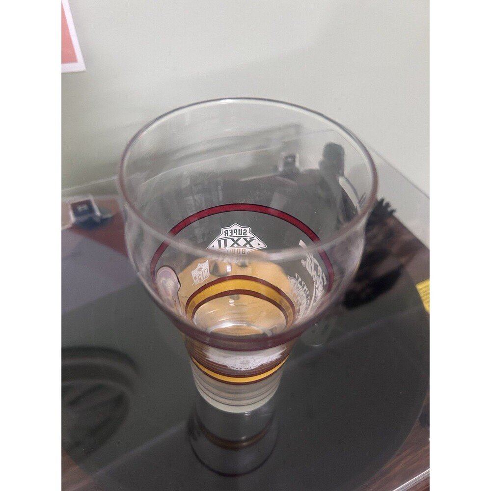 Vintage Washington Redskins NFL Superbowl XXVI 26 Coca Cola Glass Cup - Picture 4 of 5